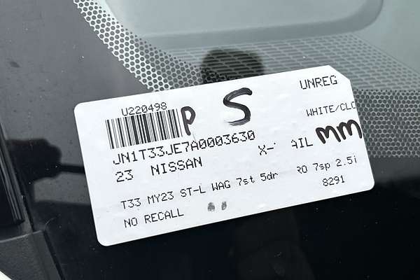 2023 Nissan X-TRAIL ST-L T33