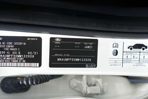 2021 Ford Ranger XLS PX MkIII 4X4 3.2L