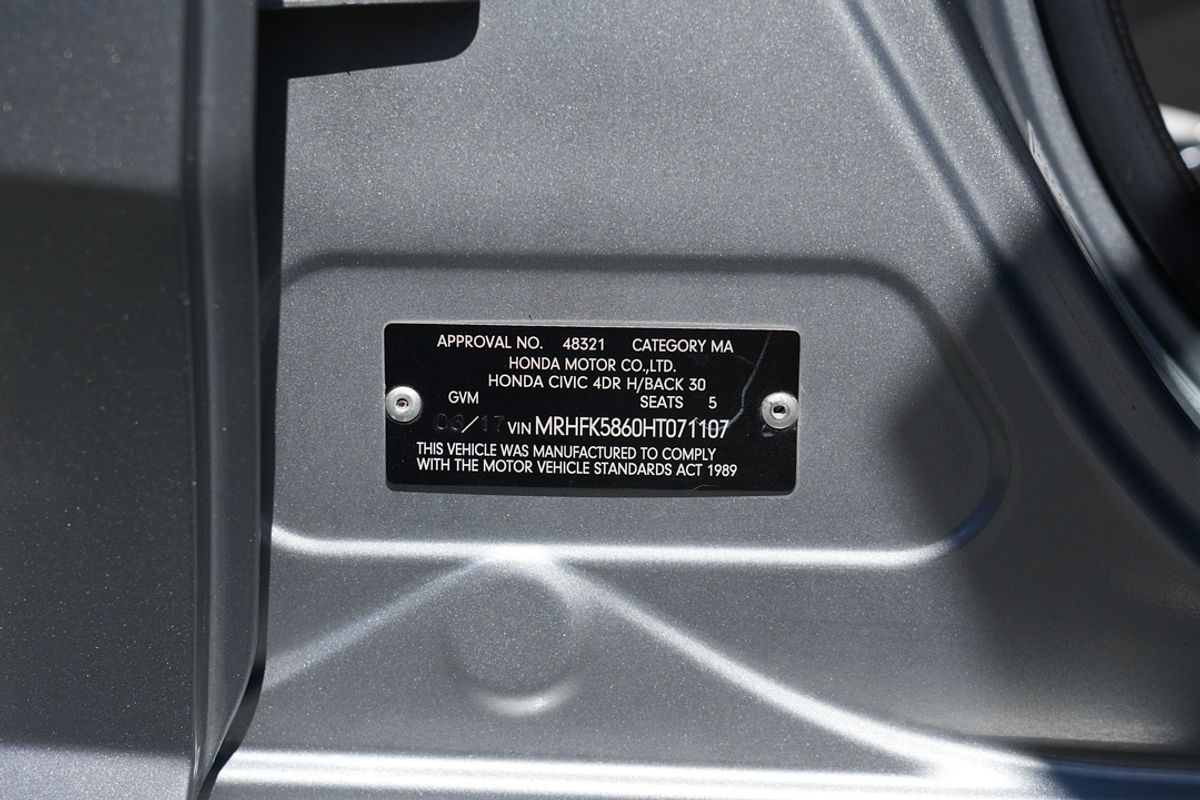 2017 Honda Civic VTi-S 10th Gen