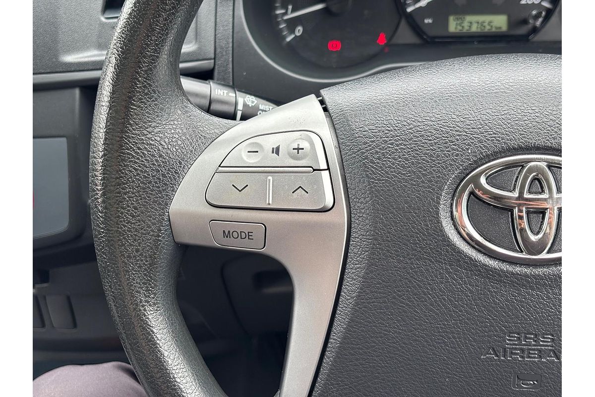 2012 Toyota Hilux SR KUN16R Rear Wheel Drive