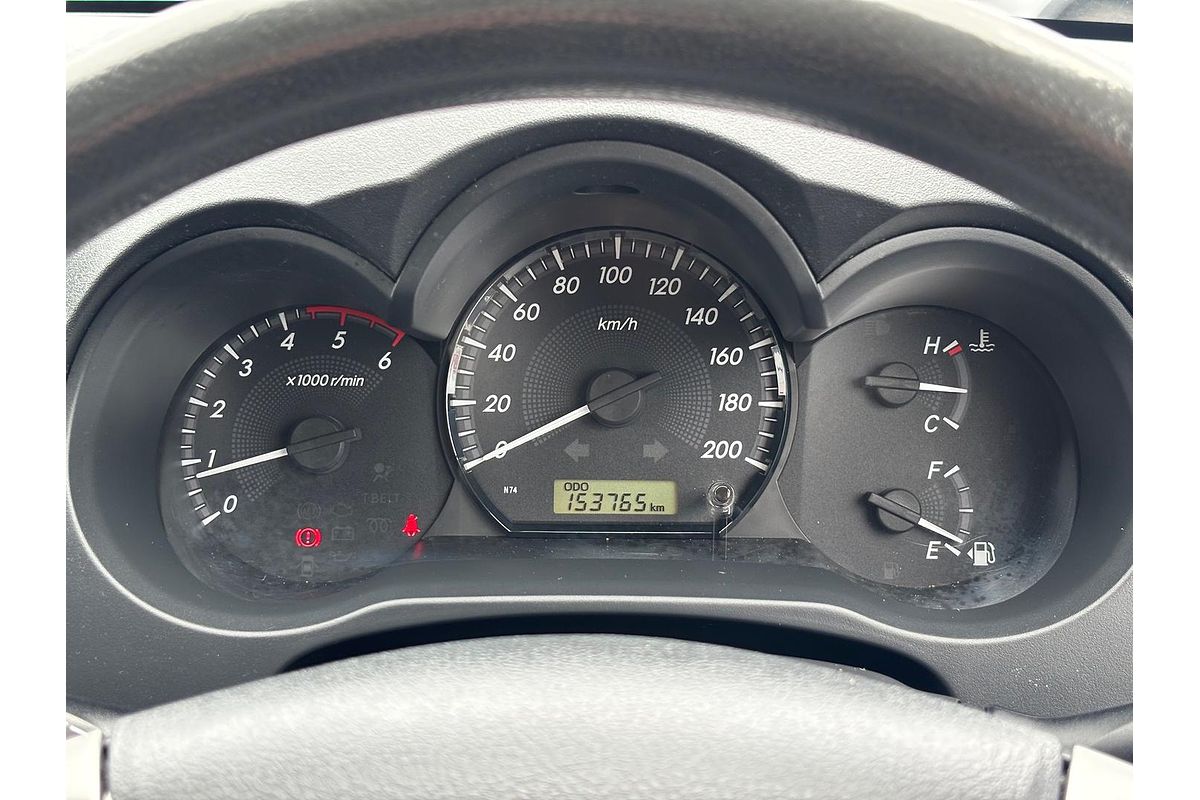 2012 Toyota Hilux SR KUN16R Rear Wheel Drive