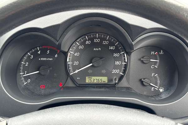 2012 Toyota Hilux SR KUN16R Rear Wheel Drive