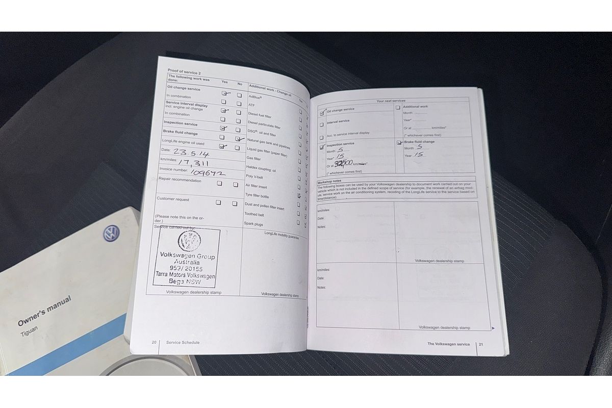 2012 Volkswagen TIGUAN 132 TSI (4x4) 5NC MY12