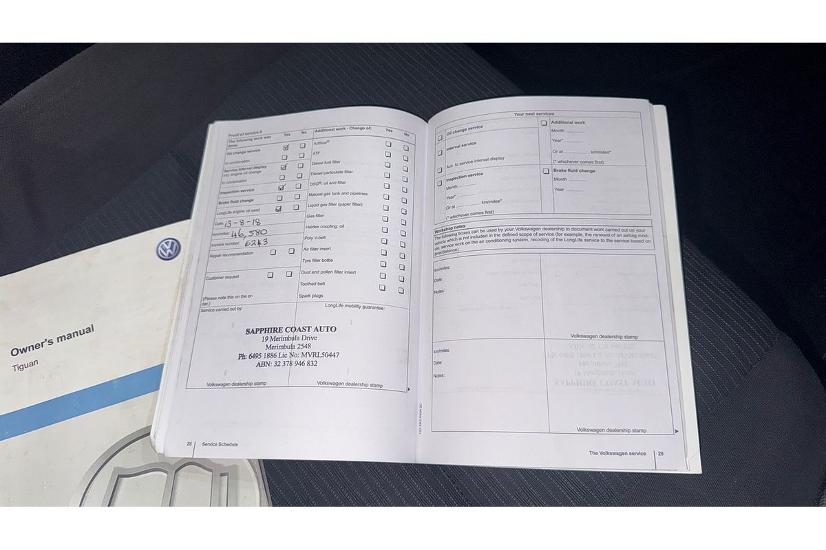 2012 Volkswagen TIGUAN 132 TSI (4x4) 5NC MY12