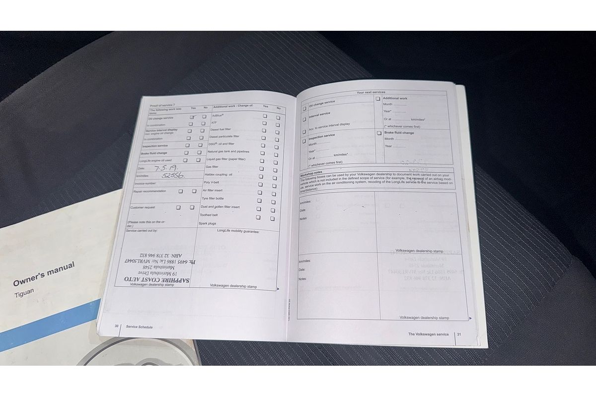 2012 Volkswagen TIGUAN 132 TSI (4x4) 5NC MY12