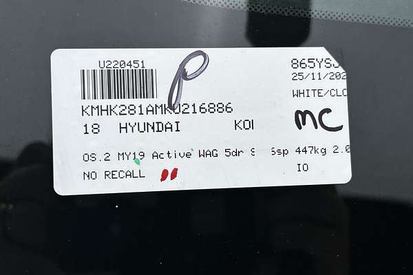 2018 Hyundai Kona Active OS.2