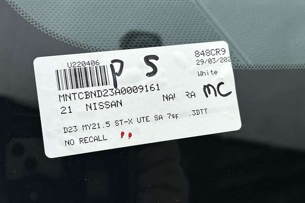 2021 Nissan Navara ST-X D23 4X4