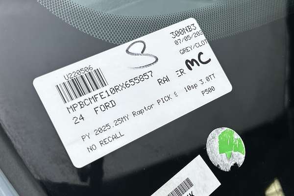 2024 Ford Ranger Raptor 4X4 3.0L