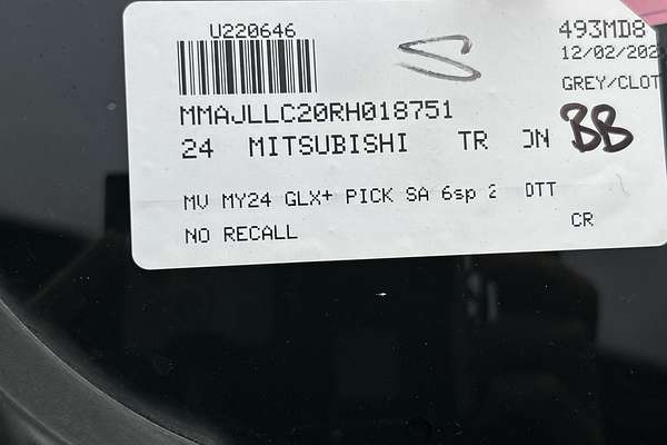 2024 Mitsubishi Triton GLX+ MV 4X4