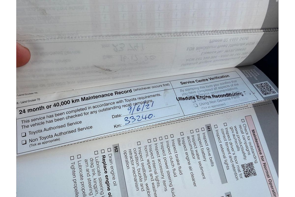 2019 Toyota Landcruiser Workmate VDJ79R 4X4