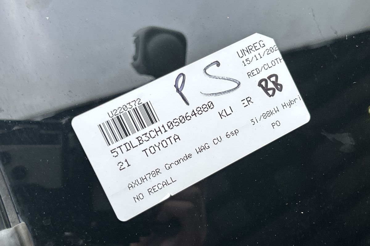 2021 Toyota Kluger Grande AXUH78R