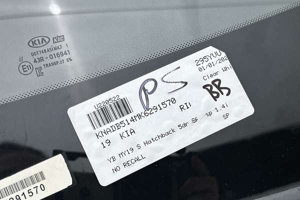 2019 Kia Rio S YB