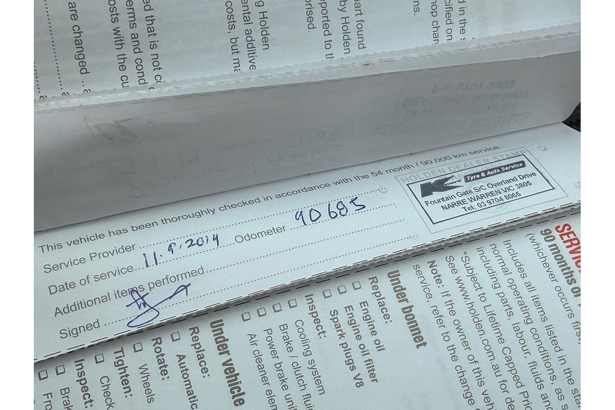 2016 Holden Commodore SV6 VF Series II