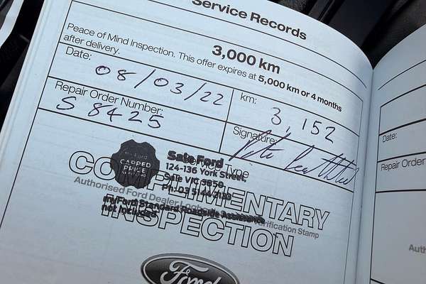 2021 Ford Ranger Wildtrak PX MkIII 4X4 2.0L