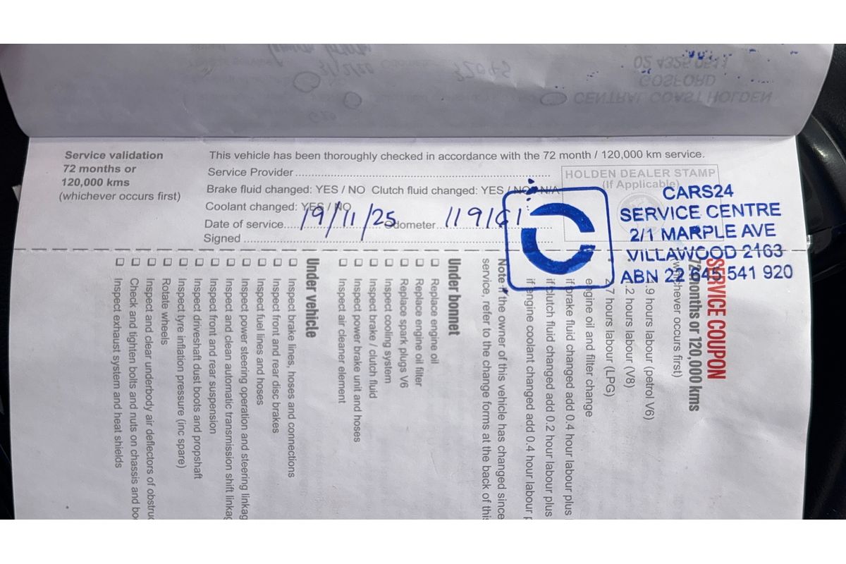 2015 Holden Commodore SV6 Storm VF