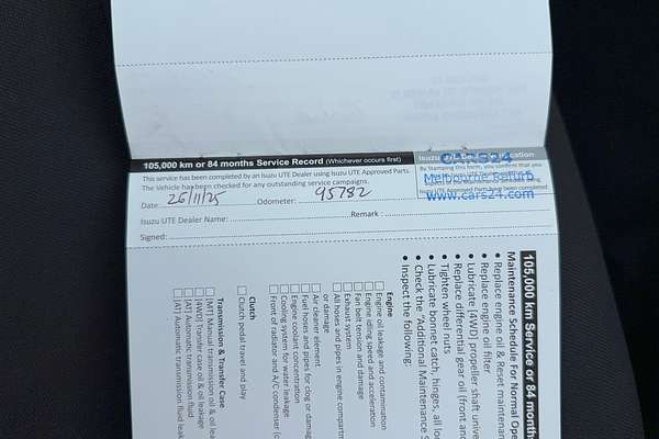 2020 Isuzu D-MAX SX High Ride Rear Wheel Drive