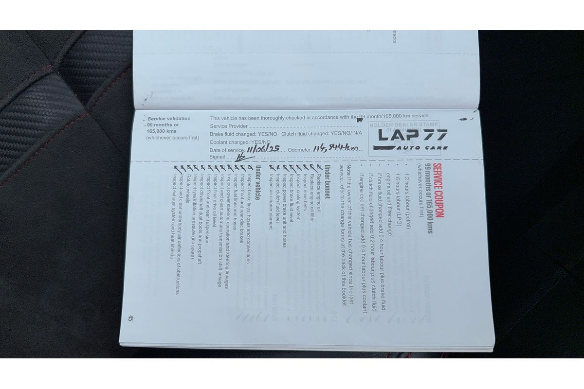 2015 Holden Commodore SV6 Storm VF