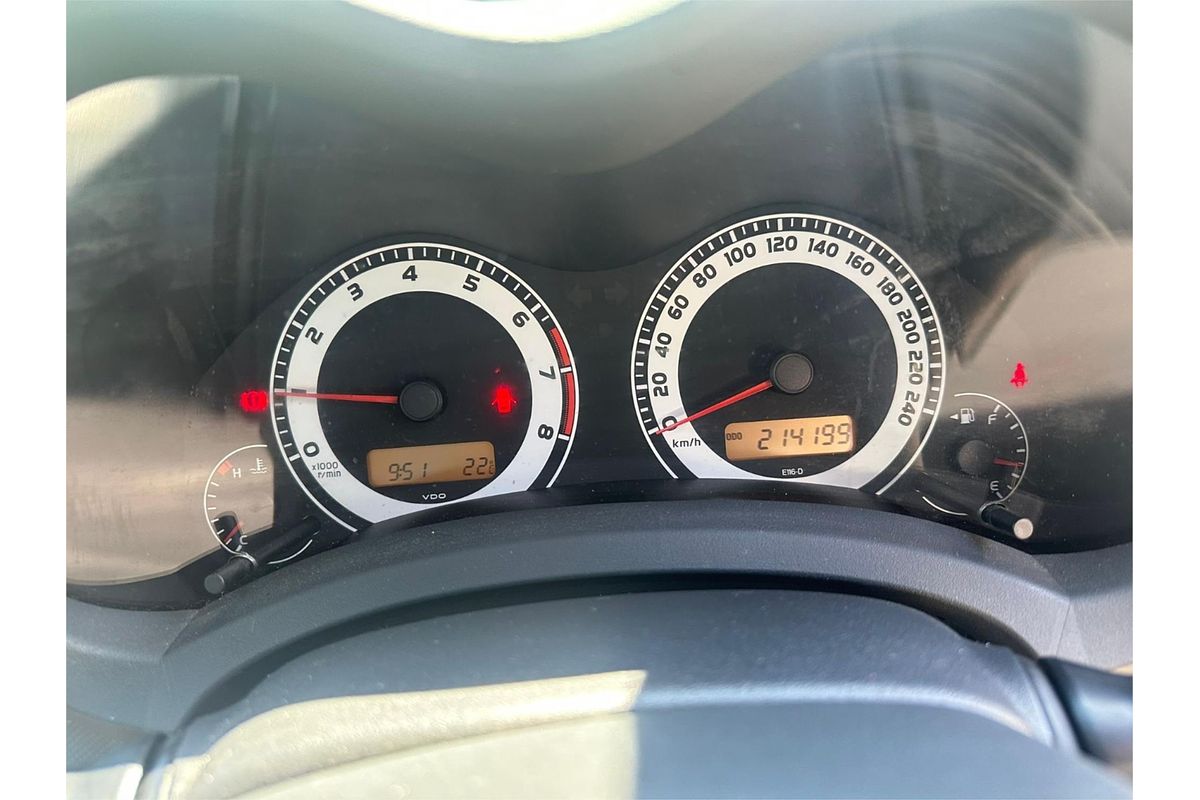 2009 Toyota Corolla ASCENT ZRE152R