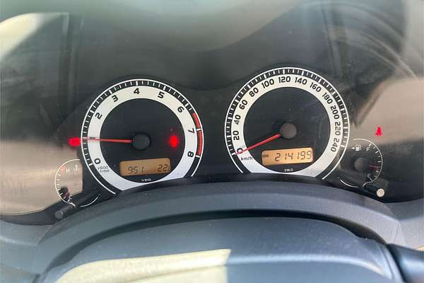 2009 Toyota Corolla ASCENT ZRE152R