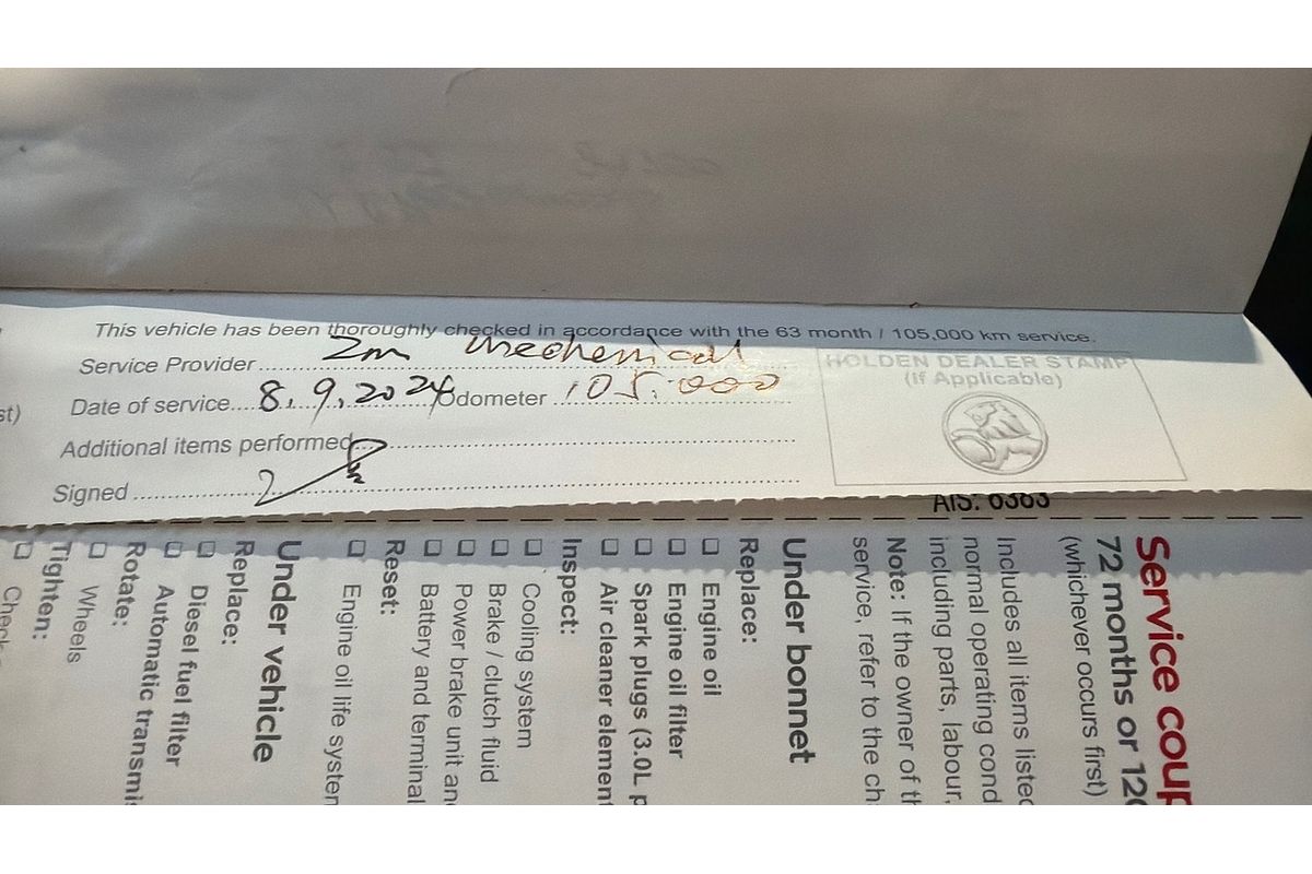 2018 Holden Captiva LTZ CG