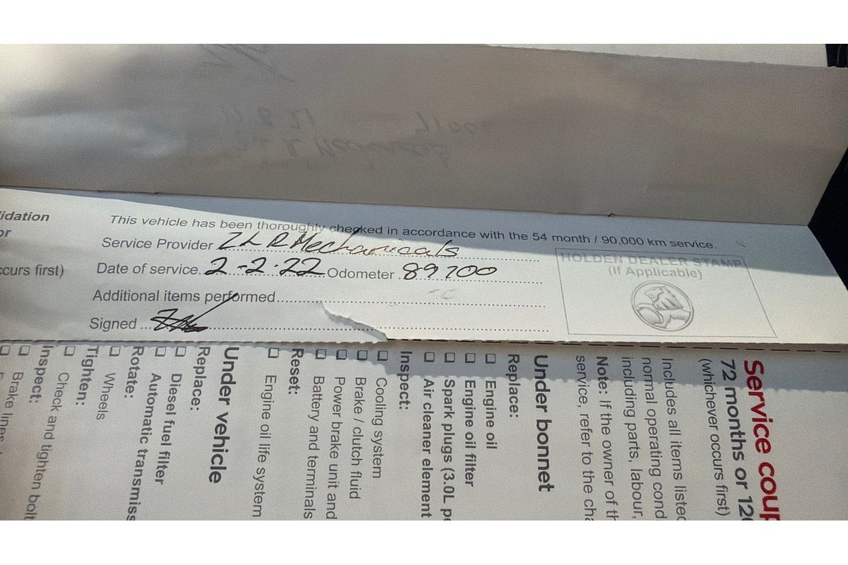 2018 Holden Captiva LTZ CG