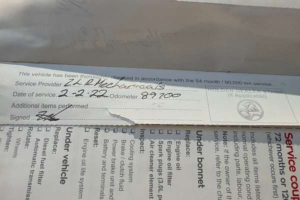 2018 Holden Captiva LTZ CG