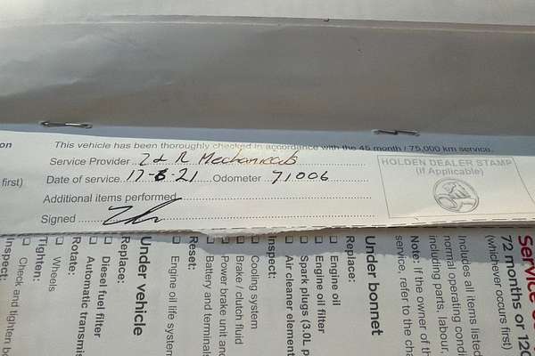 2018 Holden Captiva LTZ CG