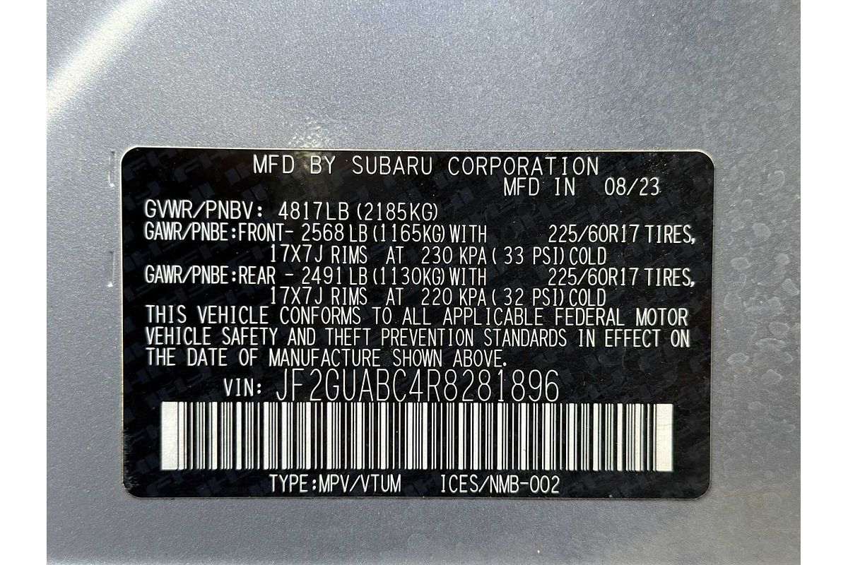 2024 Subaru Crosstrek