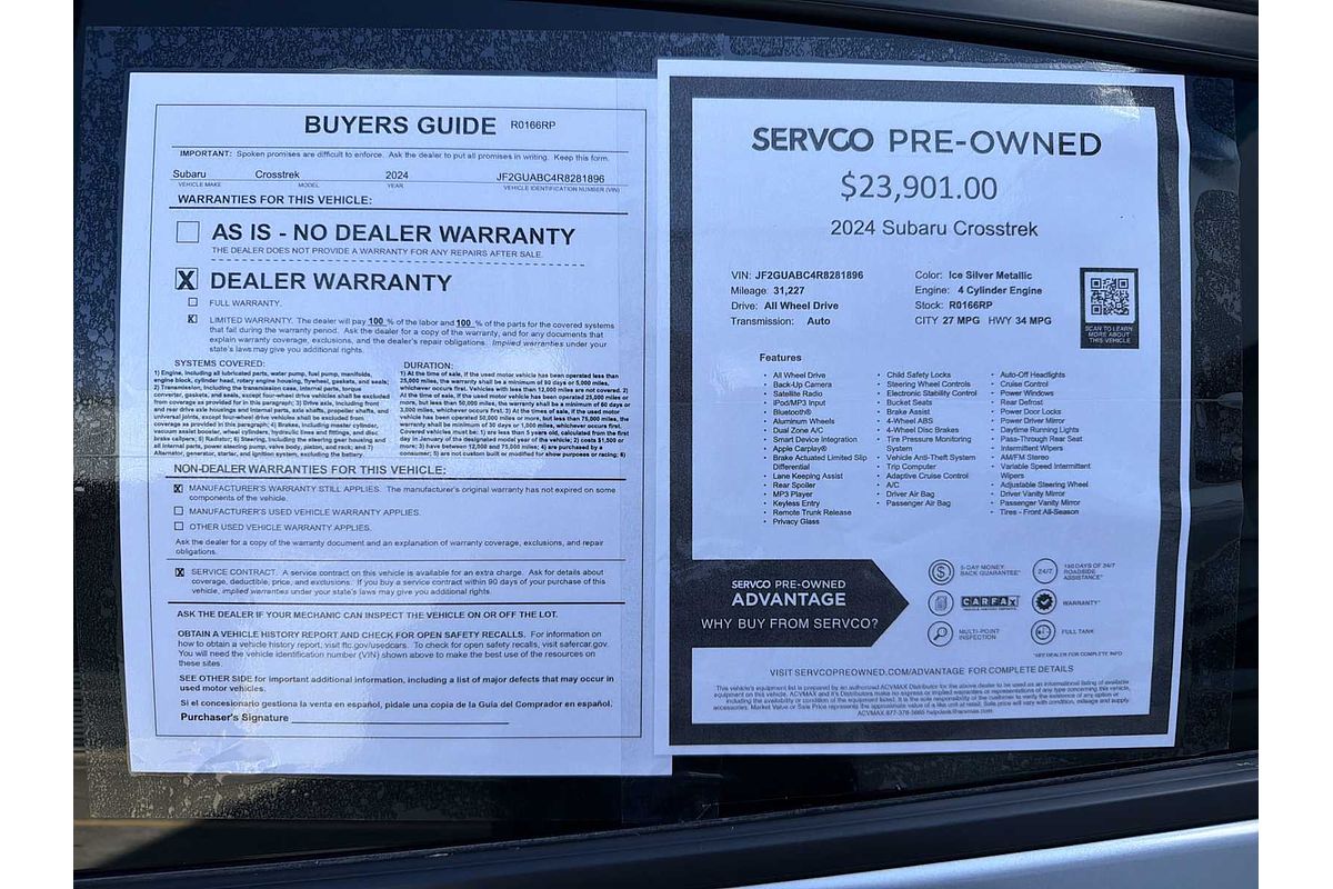 2024 Subaru Crosstrek