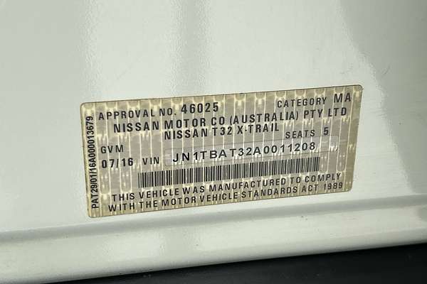 2016 Nissan X-TRAIL ST T32