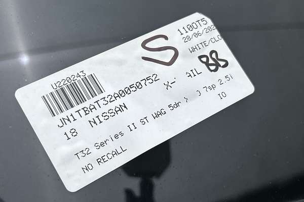 2018 Nissan X-TRAIL ST T32 Series II