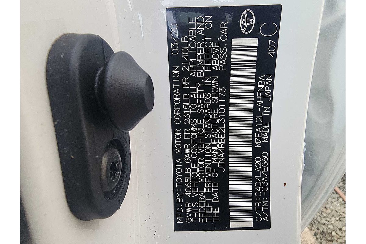 2020 Toyota Corolla XSE