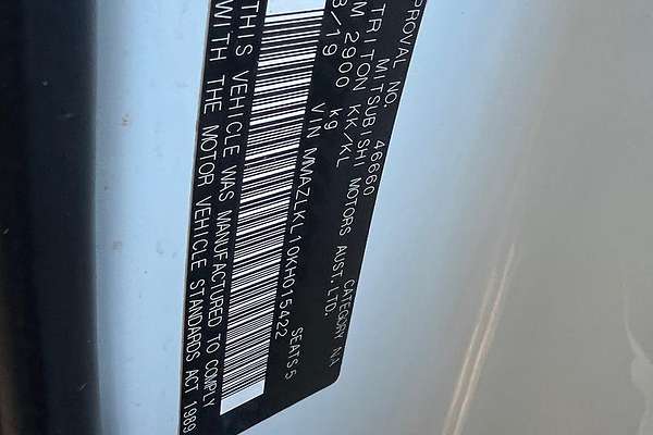 2019 Mitsubishi Triton GLX ADAS MR 4X4