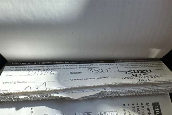 2012 Isuzu D-MAX SX 4X4