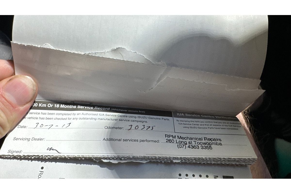 2012 Isuzu D-MAX SX 4X4