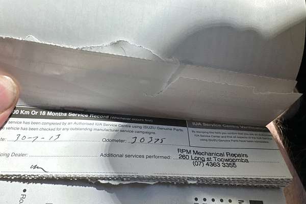 2012 Isuzu D-MAX SX 4X4