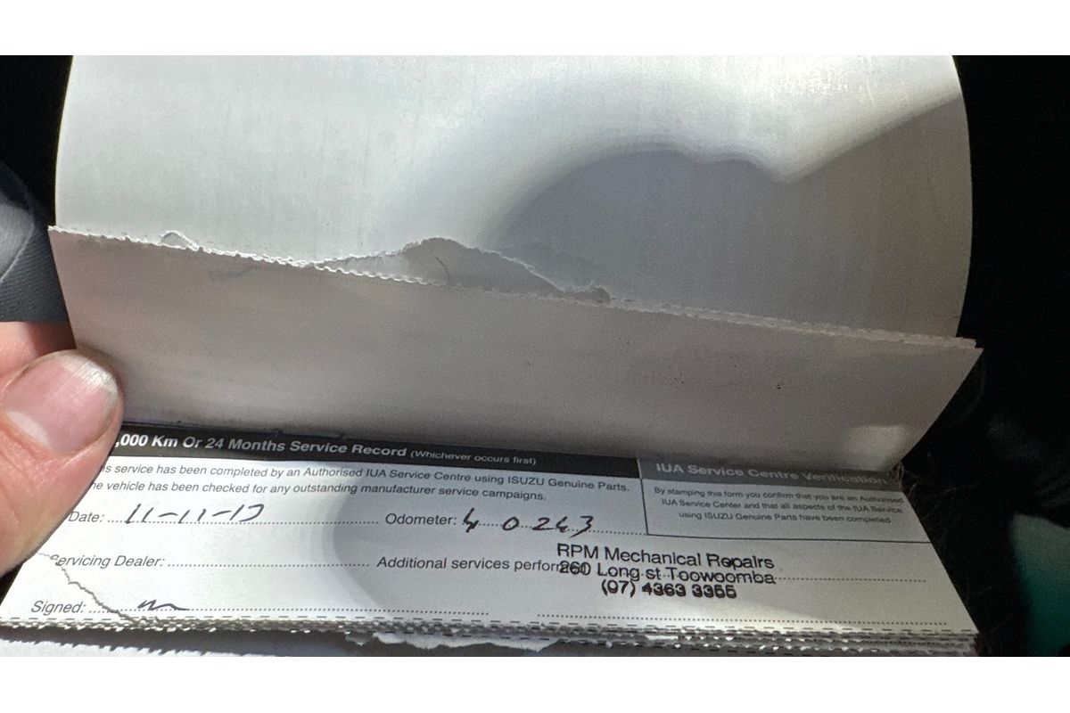 2012 Isuzu D-MAX SX 4X4