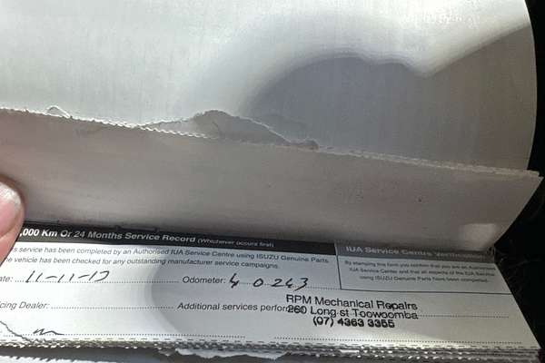 2012 Isuzu D-MAX SX 4X4