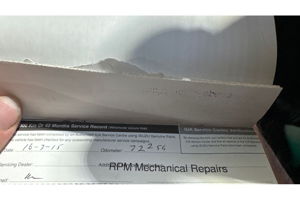 2012 Isuzu D-MAX SX 4X4