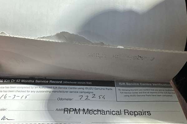 2012 Isuzu D-MAX SX 4X4