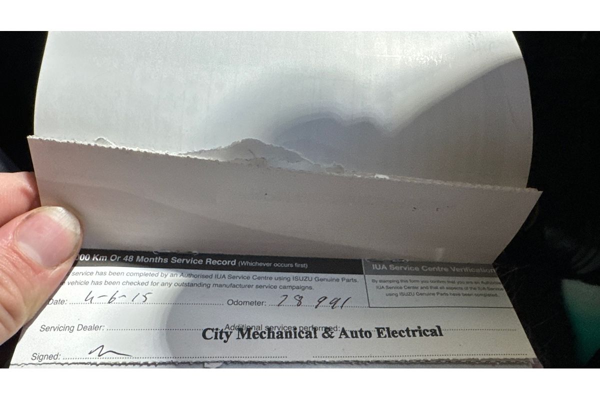 2012 Isuzu D-MAX SX 4X4