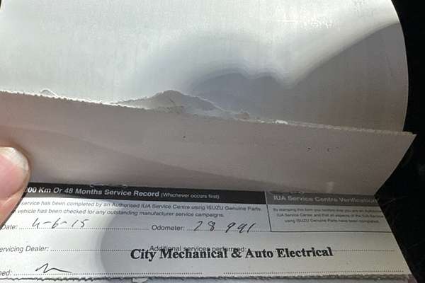 2012 Isuzu D-MAX SX 4X4