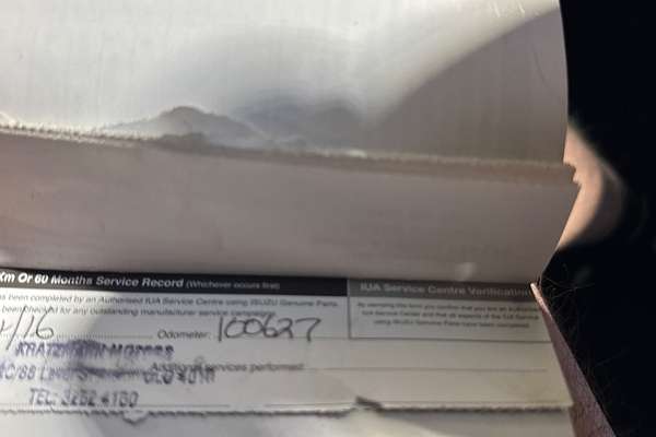 2012 Isuzu D-MAX SX 4X4