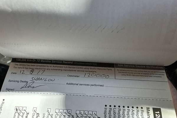 2012 Isuzu D-MAX SX 4X4