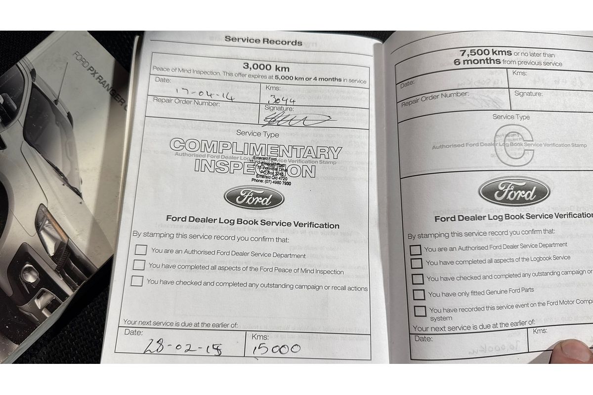 2013 Ford Ranger XL PX 4X4 3.2L