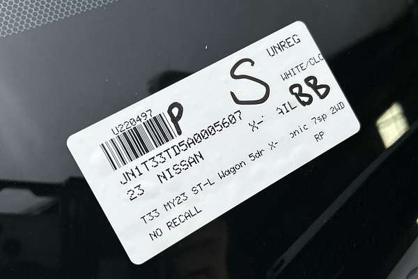 2023 Nissan X-TRAIL ST-L T33