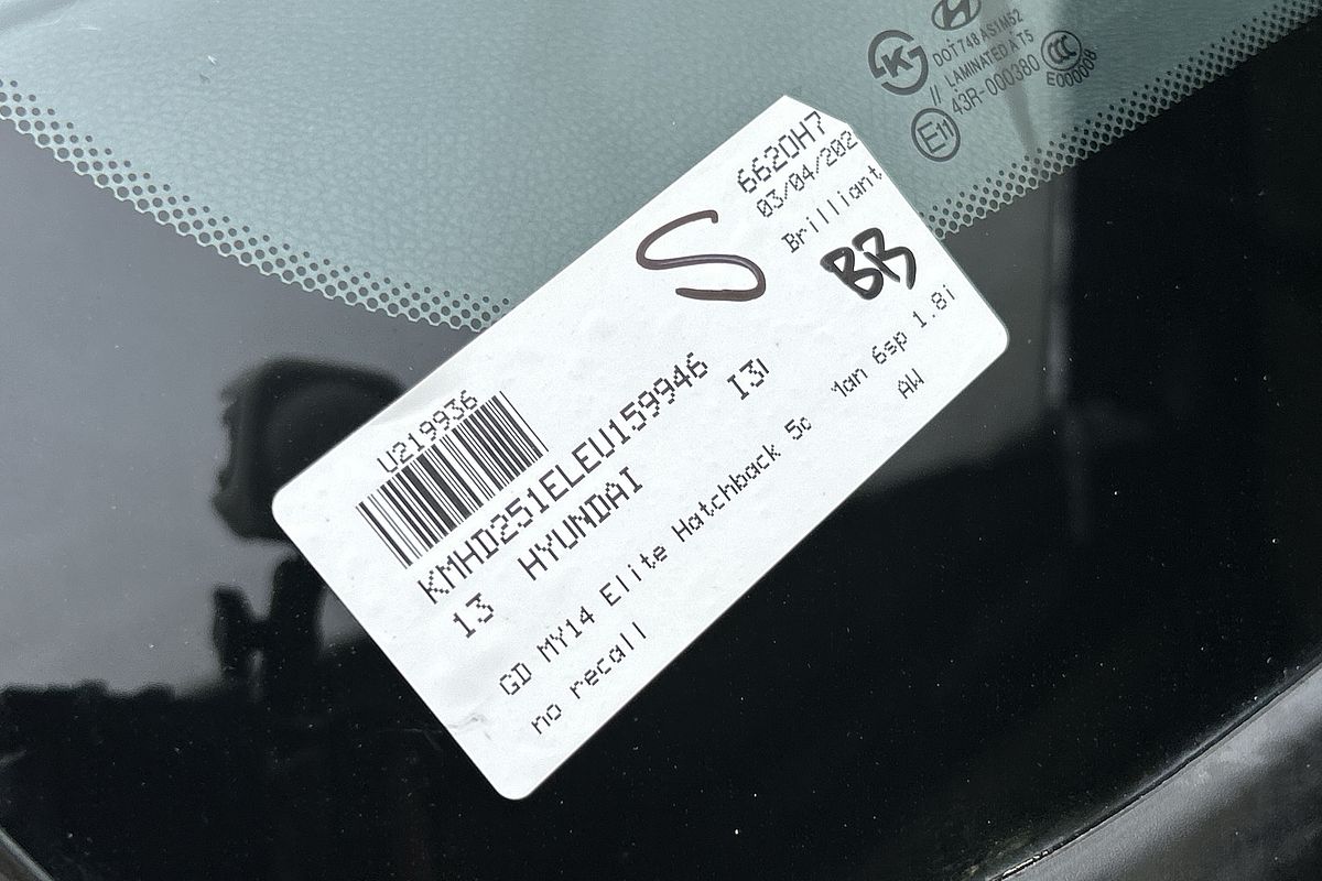 2013 Hyundai i30 Elite GD