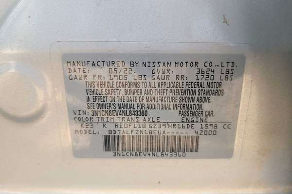 2022 Nissan Versa SV