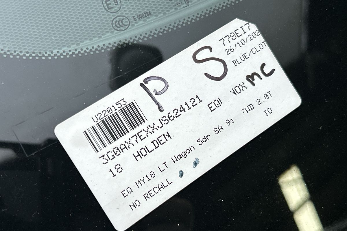 2018 Holden Equinox LT EQ