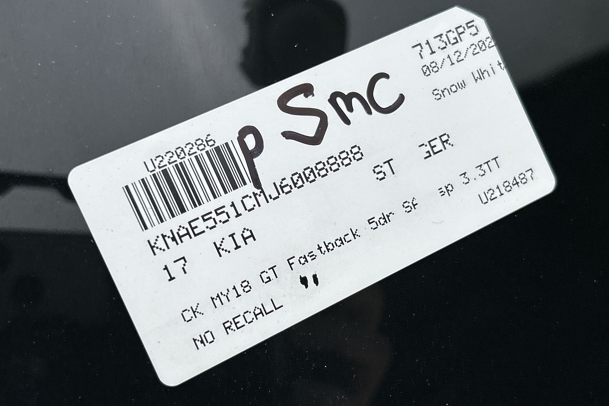 2017 Kia Stinger GT CK